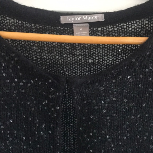 Taylor Marc’s Sequined Black Sweater - Picture 6 of 6